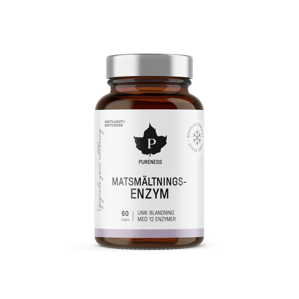 Pureness Matsmältningsenzym 60 kapslar