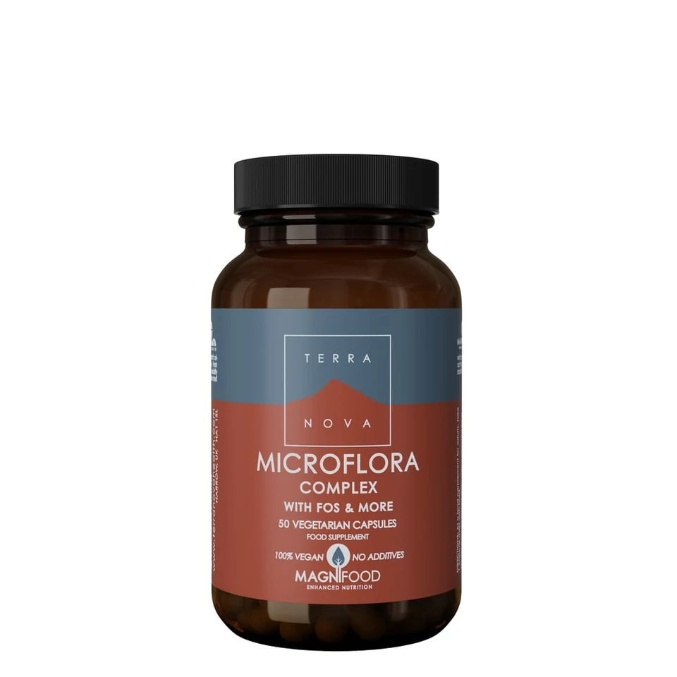 Terranova Microflora Complex with FOS & More 50 kapslar