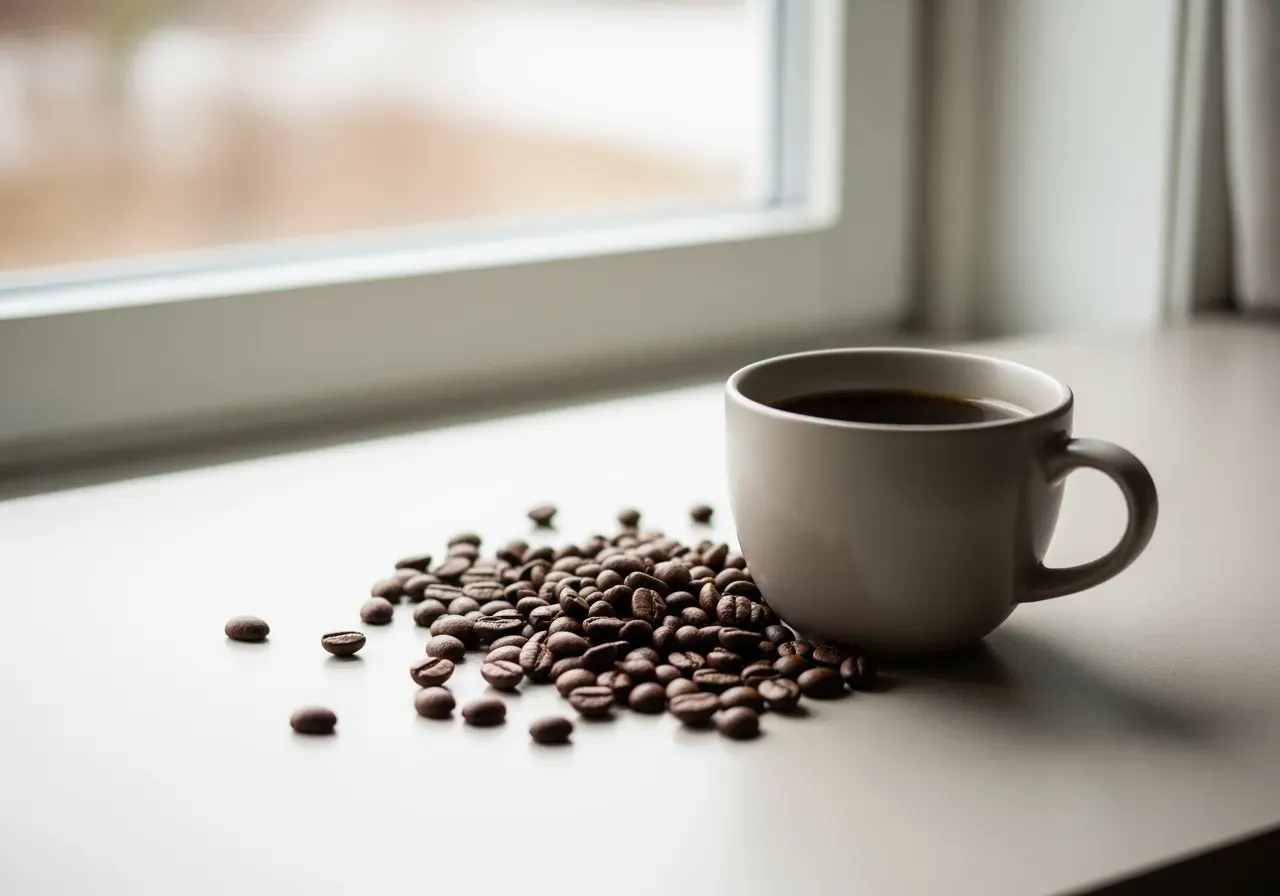Koffein i kopp och bönor